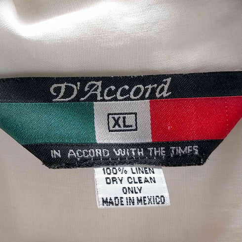 d'accord リネン キューバシャツ メンズ JPN:XL