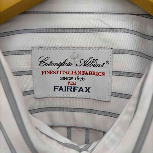 フェアファックス FAIRFAX ホリゾンタルカラー ストライプ L/S シャツ メンズ 15 1/2 39