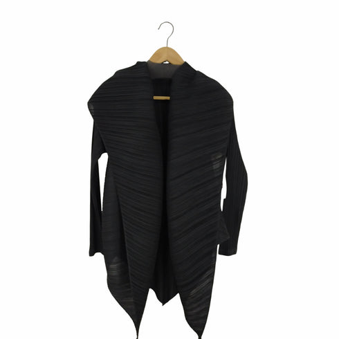プリーツプリーズイッセイミヤケ PLEATS PLEASE ISSEY MIYAKE 21SS プリーツ ロングボレロ ショールカラー レディース JPN:2
