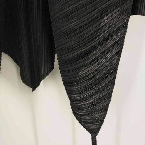 プリーツプリーズイッセイミヤケ PLEATS PLEASE ISSEY MIYAKE 21SS プリーツ ロングボレロ ショールカラー レディース JPN:2