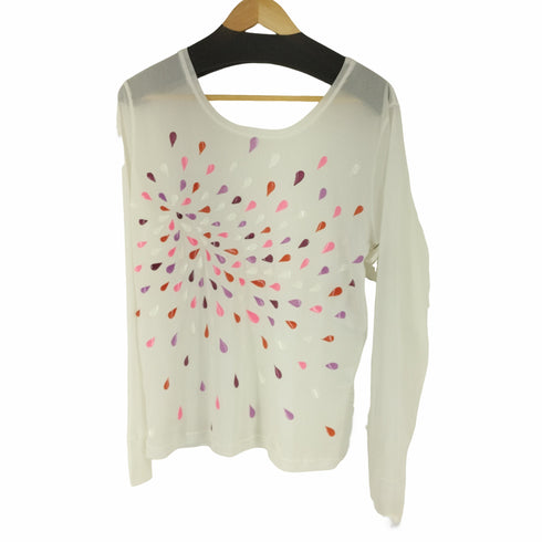 ツモリチサト TSUMORI CHISATO シースルー フロントデザイン L/Sカットソー レディース JPN:2