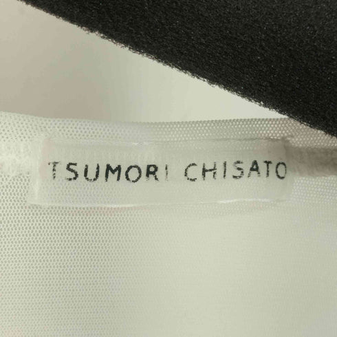ツモリチサト TSUMORI CHISATO シースルー フロントデザイン L/Sカットソー レディース JPN:2