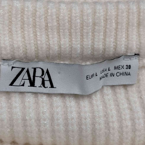 ザラ ZARA レーヨン ショート丈 ニット レディース import:L