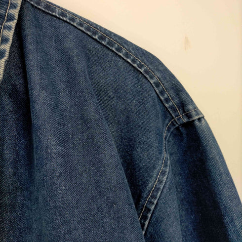 マリテフランソワジルボー MARITHE FRANCOIS GIRBAUD Y2K メタリックデニム ジャケット オーバーサイズ メンズ import:XXL