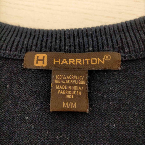 ハリトン HARRITON V-Neck Acrylic Cardigan メンズ JPN:M