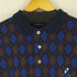 ポロバイラルフローレン Polo by RALPH LAUREN 90S MADE IN USA ワンポイント刺繍ロゴアーガイル柄 S/S ポロシャツ メンズ import:L