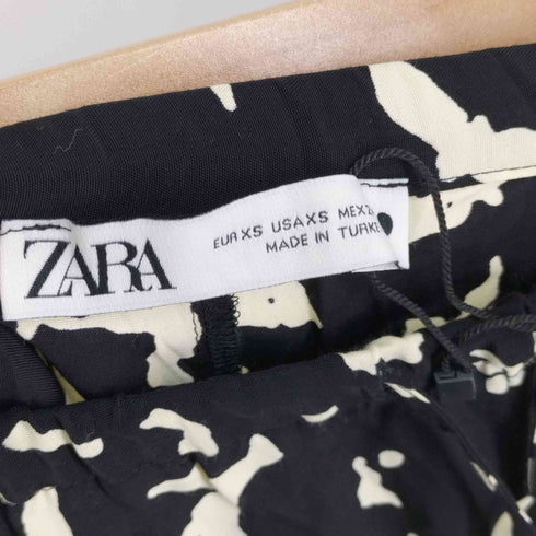 ザラ ZARA レオパード柄 イージースカート レディース XS
