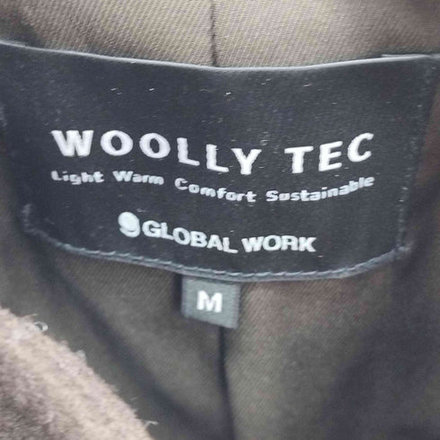 グローバルワーク GLOBAL WORK ウーリーテックススタンドコート メンズ JPN:M