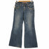 ドライブジーンズ DRIVE JEANS 00s Y2K ダメージ加工 ポケットスタッズ ベルボトム フレアデニムパンツ レディース 26