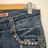 ドライブジーンズ DRIVE JEANS 00s Y2K ダメージ加工 ポケットスタッズ ベルボトム フレアデニムパンツ レディース 26