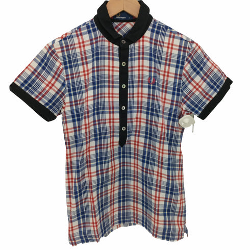 フレッドペリー FRED PERRY マドラス チェック 布帛 鹿の子地 シャツ メンズ import:S