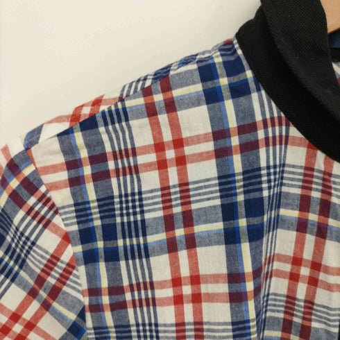 フレッドペリー FRED PERRY マドラス チェック 布帛 鹿の子地 シャツ メンズ import:S