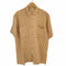 パパス papas シルク100 半袖シャツ メンズ import:M