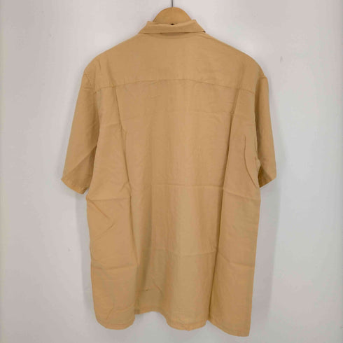 パパス papas シルク100 半袖シャツ メンズ import:M