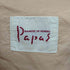 パパス papas シルク100 半袖シャツ メンズ import:M