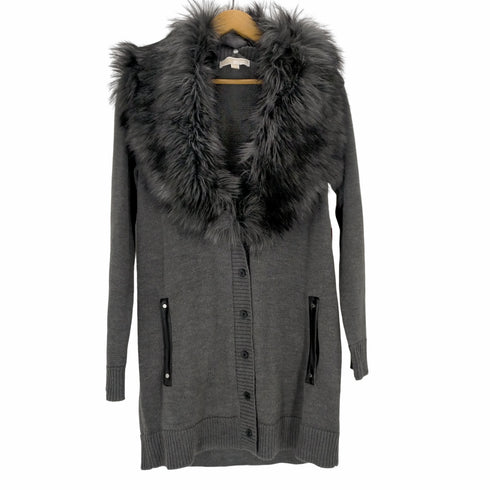 マイケルマイケルコース Michael Michael Kors ファー付き ニットカーディガン レディース JPN:S