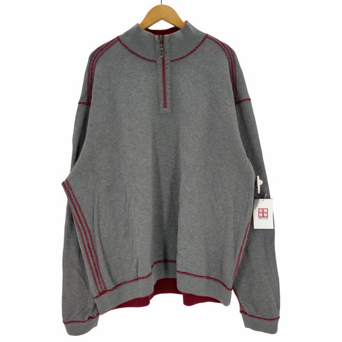 トミーバハマ Tommy Bahama コットンリバーシブルハーフジップニット メンズ