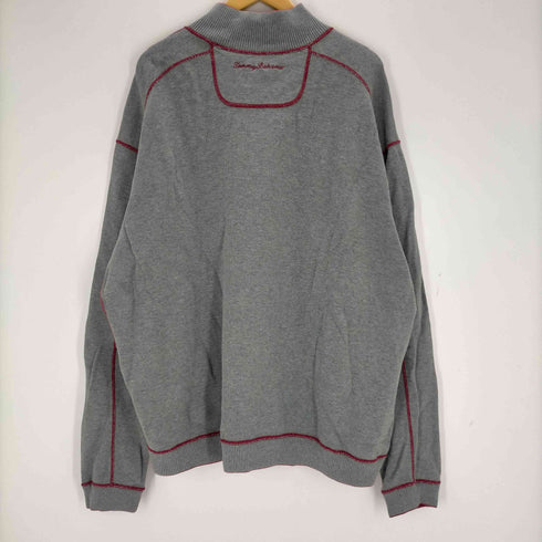 トミーバハマ Tommy Bahama コットンリバーシブルハーフジップニット メンズ
