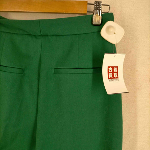 ザラ ZARA Mid Rise Straight Cut Tailored Trousers カラースラックス レディース JPN:XS