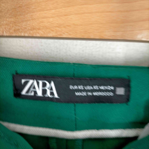 ザラ ZARA Mid Rise Straight Cut Tailored Trousers カラースラックス レディース JPN:XS