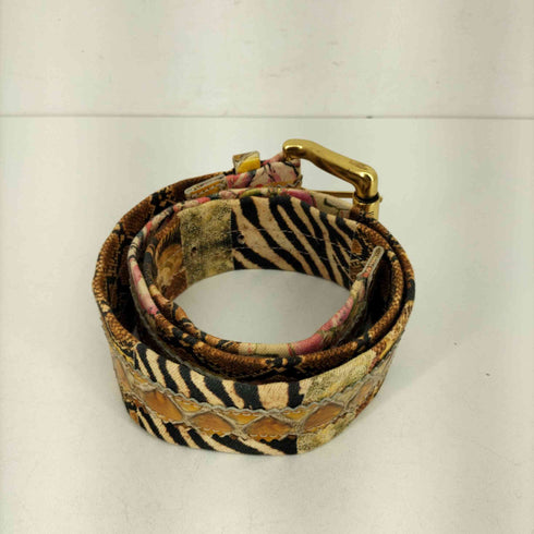 ジャストガヴァリ justcavalli パイソン柄 ベルト レディース