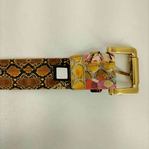 ジャストガヴァリ justcavalli パイソン柄 ベルト レディース