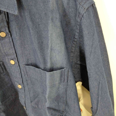 セサラーニ CESARANI デニムシャツ メタルボタン メンズ import:M