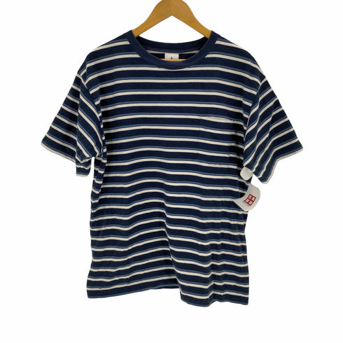 バンブーシュート BAMBOO SHOOTS MULTI STRIPE POCKET T-SHIRT メンズ JPN:XL