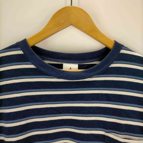 バンブーシュート BAMBOO SHOOTS MULTI STRIPE POCKET T-SHIRT メンズ JPN:XL