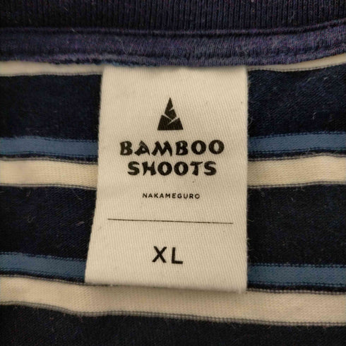 バンブーシュート BAMBOO SHOOTS MULTI STRIPE POCKET T-SHIRT メンズ JPN:XL