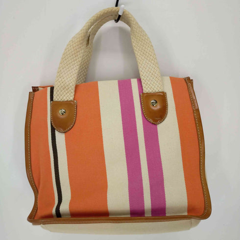 ケイトスペード Kate spade マルチカラー キャンバスハンドバッグ レディース