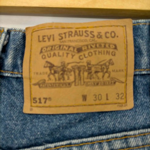 リーバイス Levis 90S 96年製 09月 517 オレンジタブ USA製 ボタン裏554刻印 ブーツカットデニムパンツ メンズ W30 L32