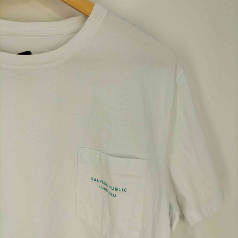 サルベージパブリック SALVAGE PUBLIC プリント ポケットTシャツ メンズ JPN:S