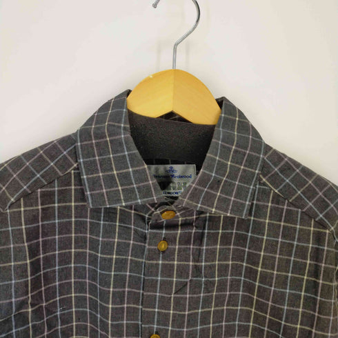ヴィヴィアンウエストウッドマン Vivienne Westwood MAN マルチカラーチェックシャツ メンズ