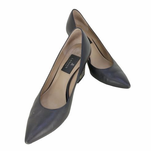 ランバンコレクション LANVIN COLLECTION ウッドソール ヒールパンプス レディース JPN:23