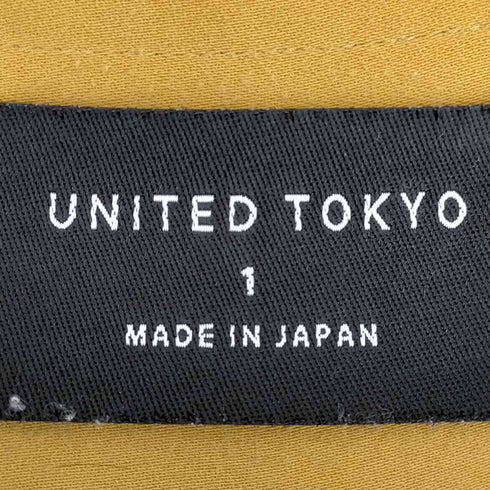 ユナイテッドトウキョウ UNITED TOKYO サテンスリーブノーカラーシャツ メンズ JPN:1