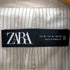 ザラ ZARA リネンレーヨン ボタンレステーラードジャケット レディース import:M