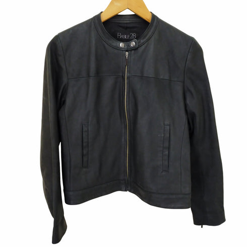 バジーレヴェントット BASILE 28 シングルレザージャケット レディース 7