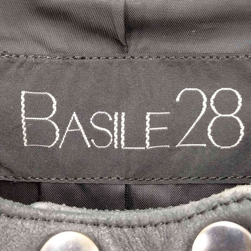 バジーレヴェントット BASILE 28 シングルレザージャケット レディース 7