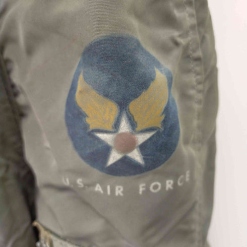 ユーエスエアフォース US AF 50S N-3B 初期型 MIL-J-6279C ALBERT TURNER社製 エアフォースマーク有 クラウンジッパー コヨーテファー メンズ import:XL