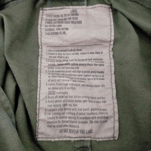 キャブクロージング cab clothing M-51 フィッシュテール キャンバス メンズ JPN:L