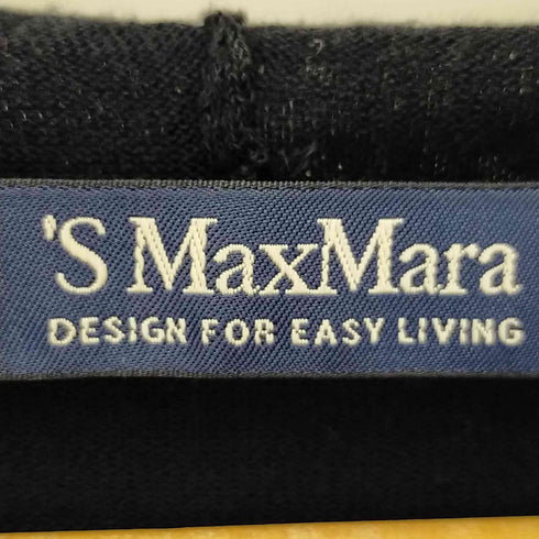 エスマックスマーラ S Max Mara フード付きロングカーディガン レディース S
