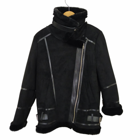 HIGH QUALITY MAGIC OUTER ジップアップフェイクムートンジャケット レディース JPN:1
