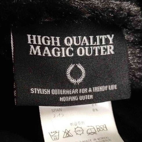HIGH QUALITY MAGIC OUTER ジップアップフェイクムートンジャケット レディース JPN:1