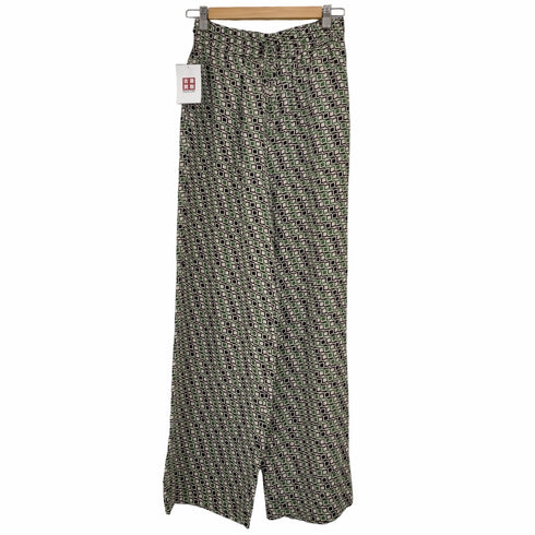 ザラ ZARA GEOMETRIC PRINT PANTS ジオメトリックプリント イージーパンツ レディース M