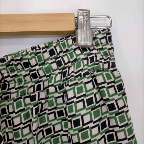 ザラ ZARA GEOMETRIC PRINT PANTS ジオメトリックプリント イージーパンツ レディース M