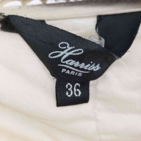 ハリス HARRISS Vネックレース付きコットンワンピース レディース JPN:36