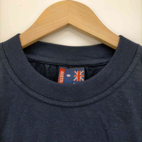 オーストラリア製 カンガルー 刺繍 S/S クルーネック Tシャツ メンズ import:L
