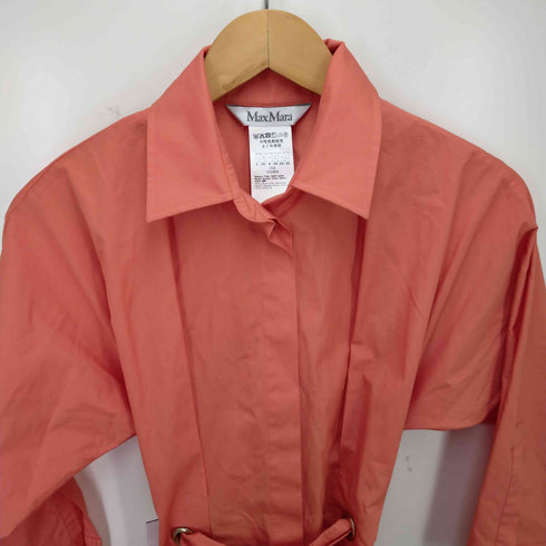 マックスマーラ MAX MARA FLAVIO ピュアコットンポプリンドレスワンピース レディース US2
