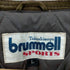 ブラウンメル brummell エンブロイダリー デザイン スエード レザー ベスト メンズ JPN:L